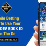 Mobile betting app interface on a smartphone screen